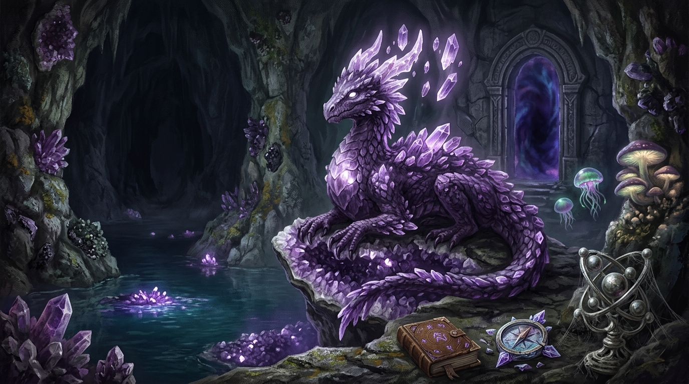 Adult Amethyst Dragon