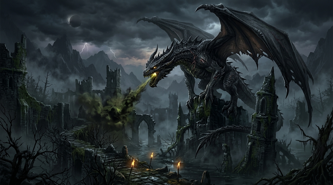 Adult Black Dragon