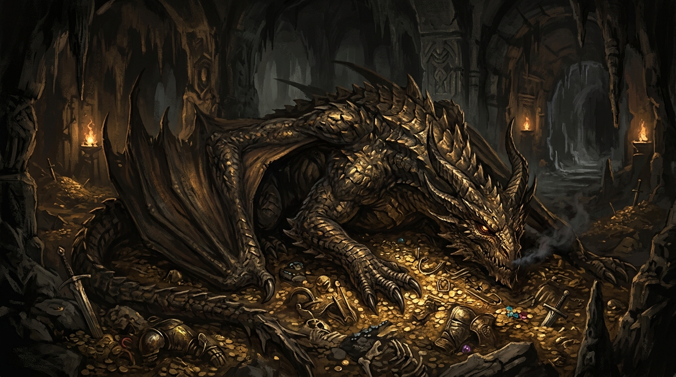 Adult Brass Dragon