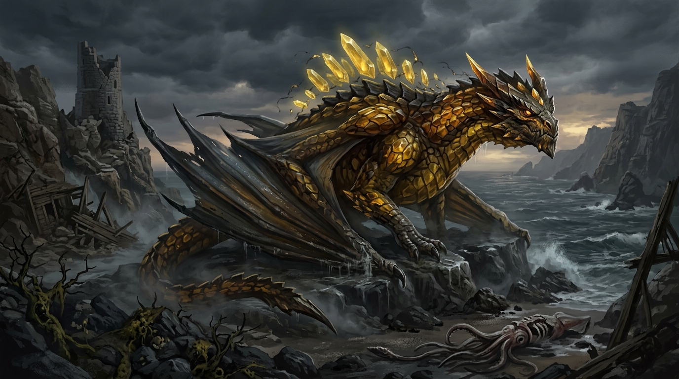 Adult Topaz Dragon