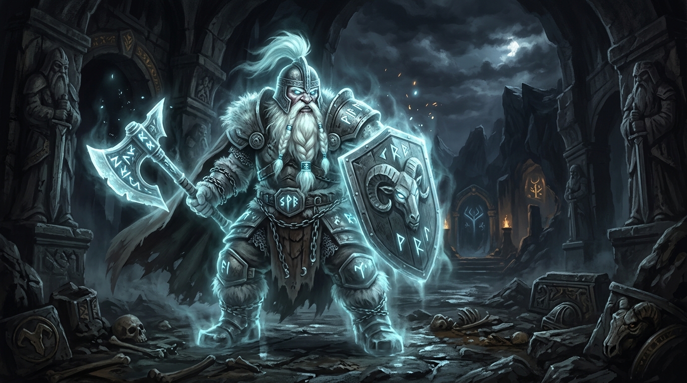 Albino Dwarf Spirit Warrior