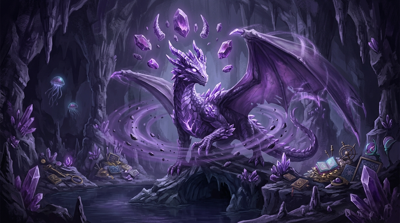 Ancient Amethyst Dragon