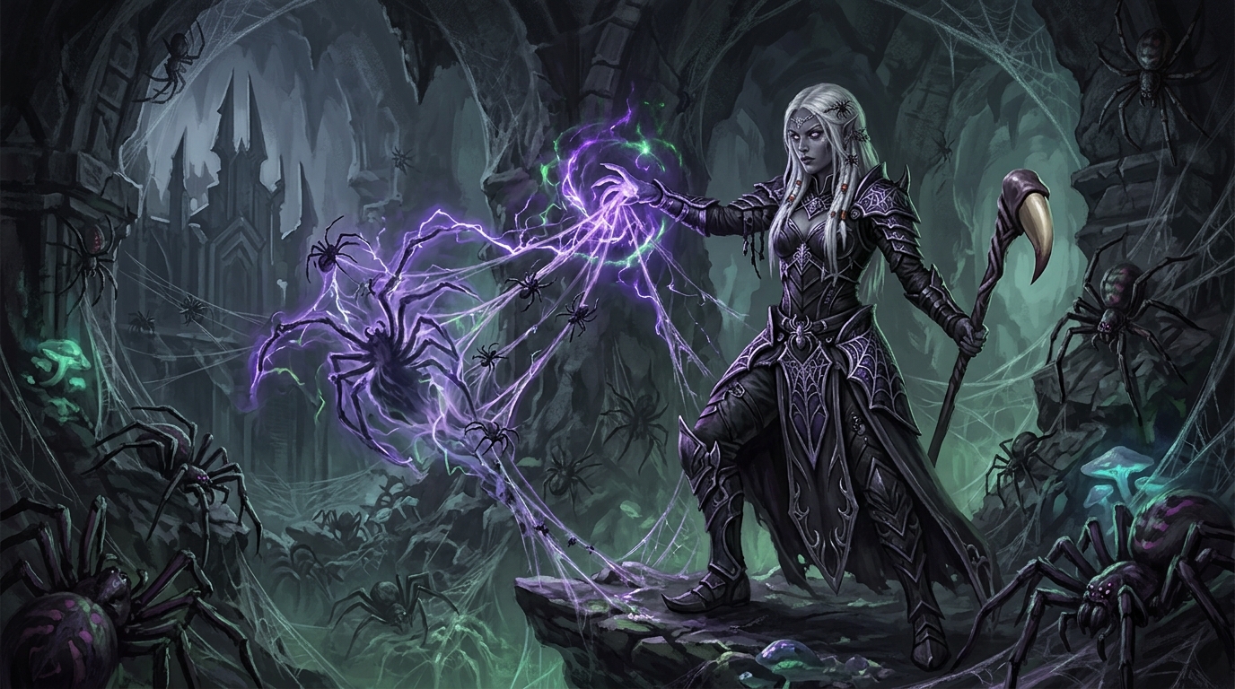 Drow Arachnomancer