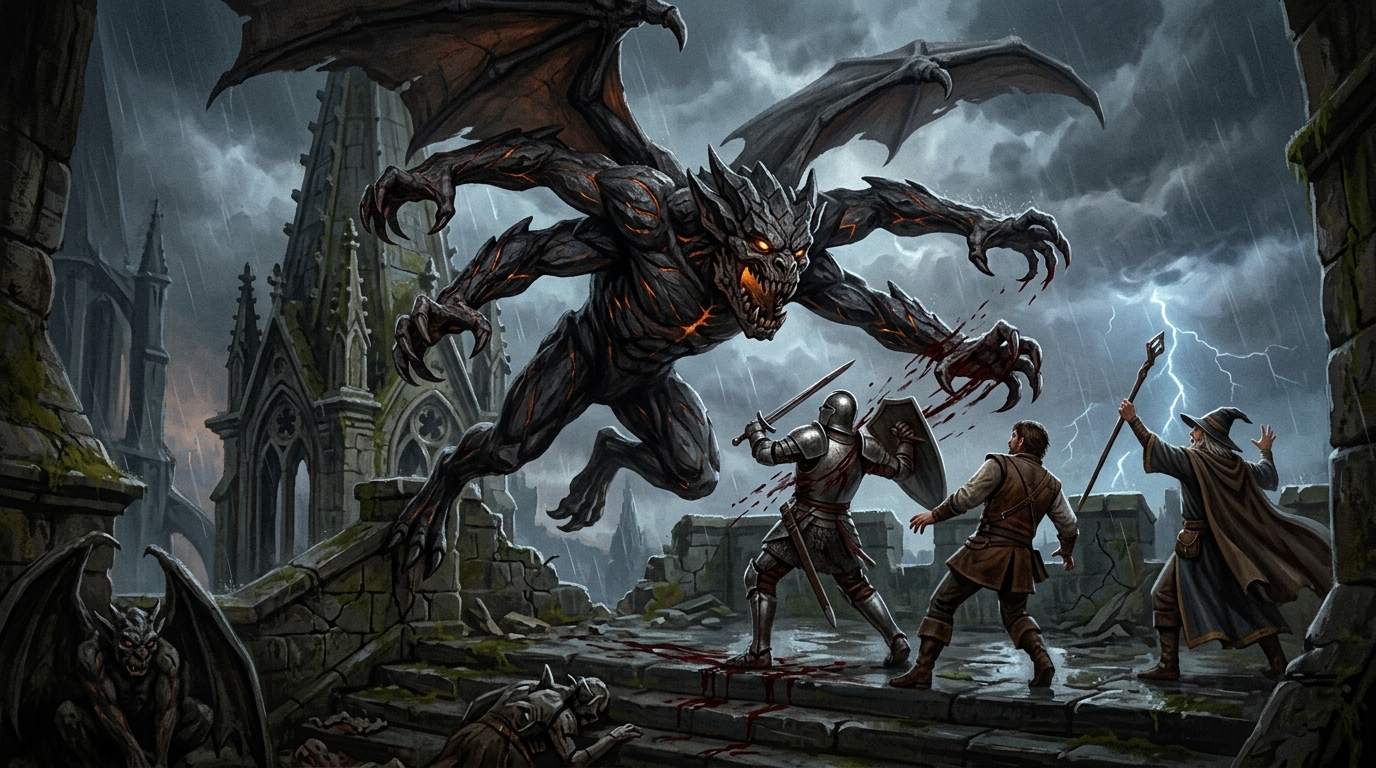 Four-Armed Gargoyle