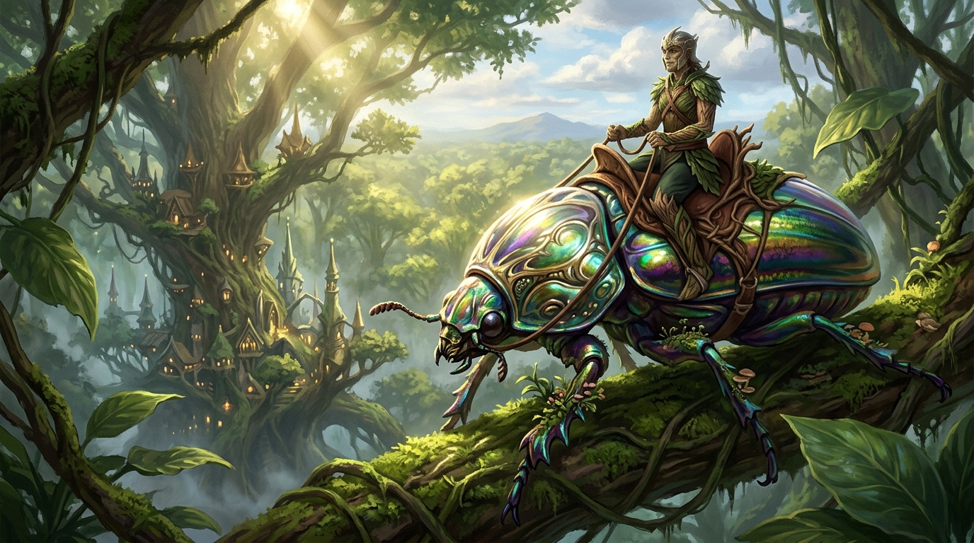 Giant Iridescent Beetle
