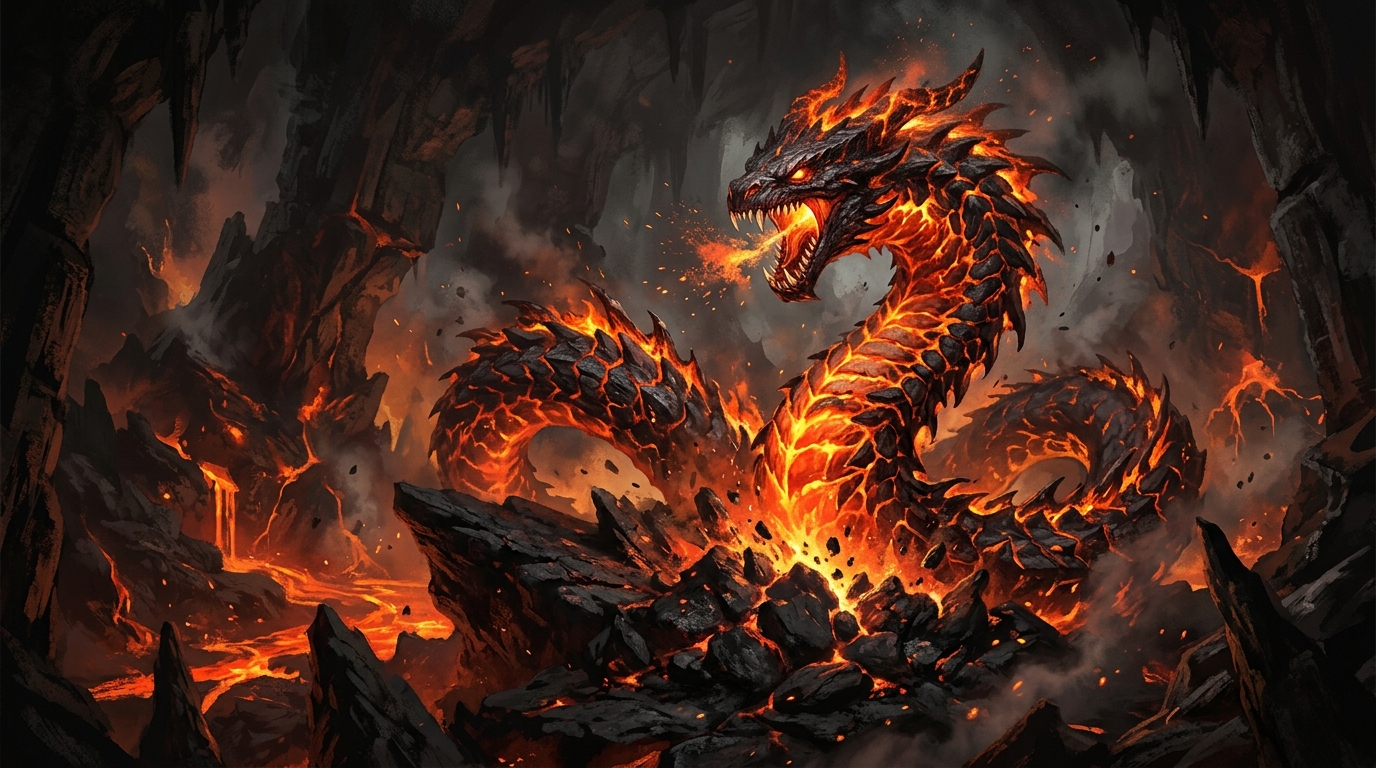 Salamander Fire Snake