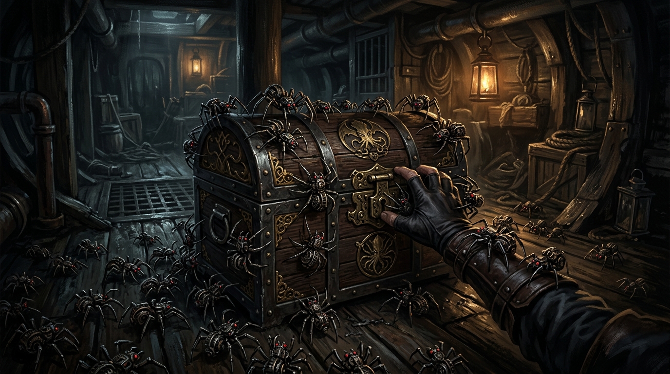 Swarm of Mechanical Spiders