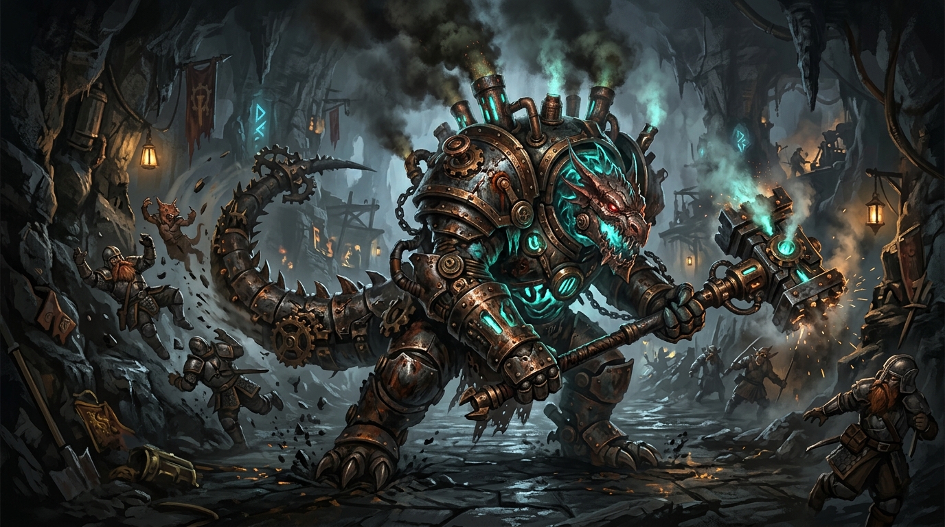 The Iron-Scale Behemoth
